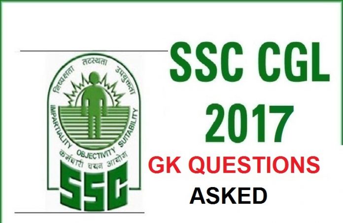 gk questions asked in SSC CGL 2017