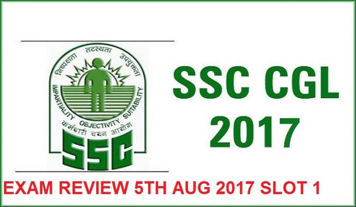 SSC CGL 2017 Exam Review