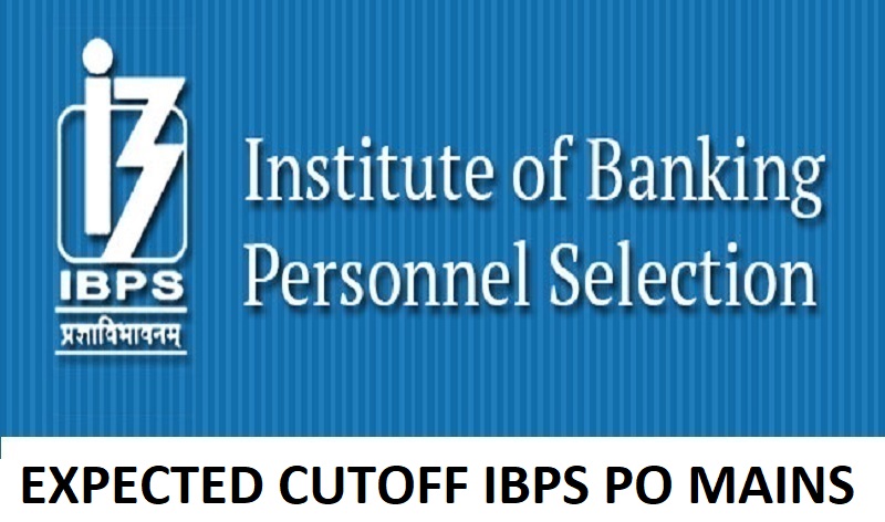 expected cutoff ibps po mains 2018