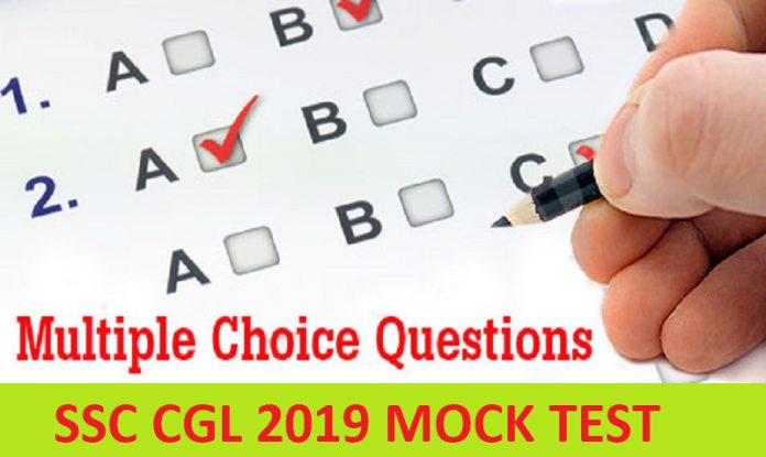 ssc cgl 2019 Mock Test